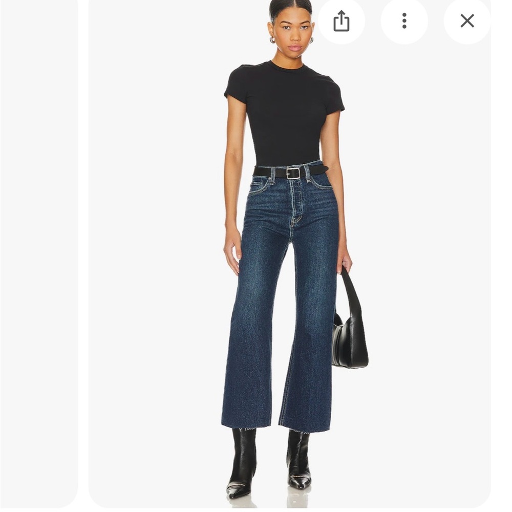 Hudson Jeans Dark Blue Flare Denim